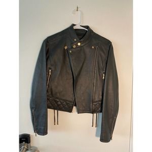 Robert Graham Womens Leather Jacket Xtra SMALL